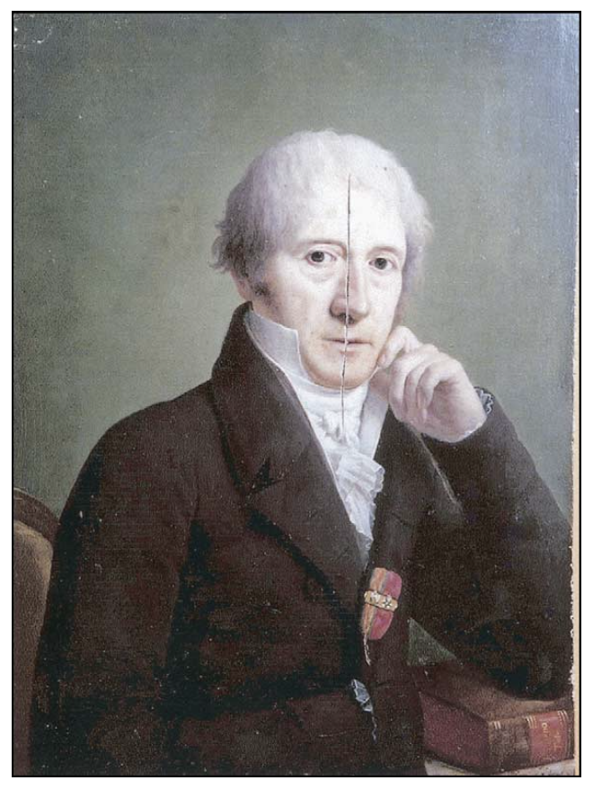 Figure: Portrait of Antonio Scarpa.  From Parigi (2004).
